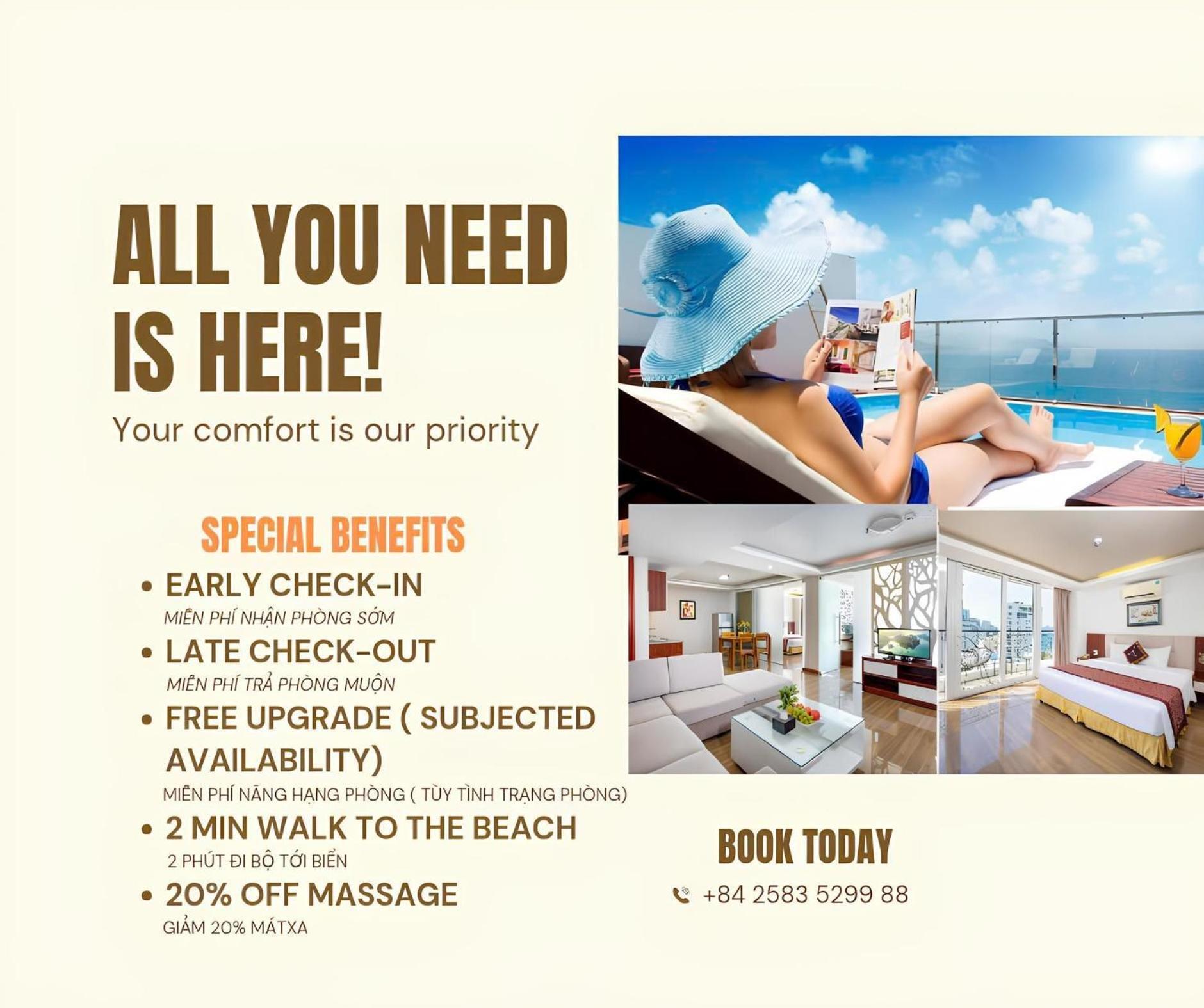 Paris Luxury Hotel & Apartment Nha Trang Zewnętrze zdjęcie